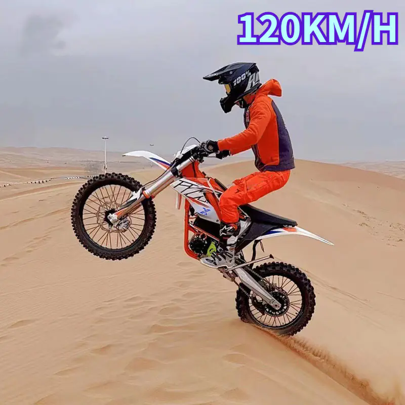 【Ultra strong power】H400 High-speed Electric Dirt Bike| Cross-country XC Mountain Bike‌| Off-road Bike| 5000W Mid Mounted Chain Motor |120KM/H