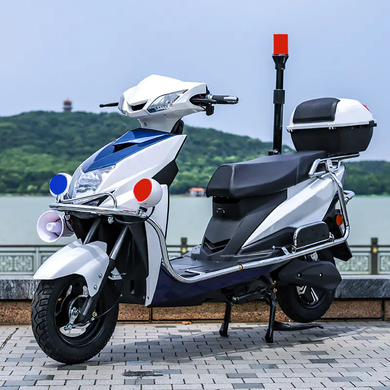 【Commercial Use】XL 1200W Electric Motorbike Scooter for Patrol Safety Management | 60/72V Battery | 200km Long Range |Burst Flashing Lamp