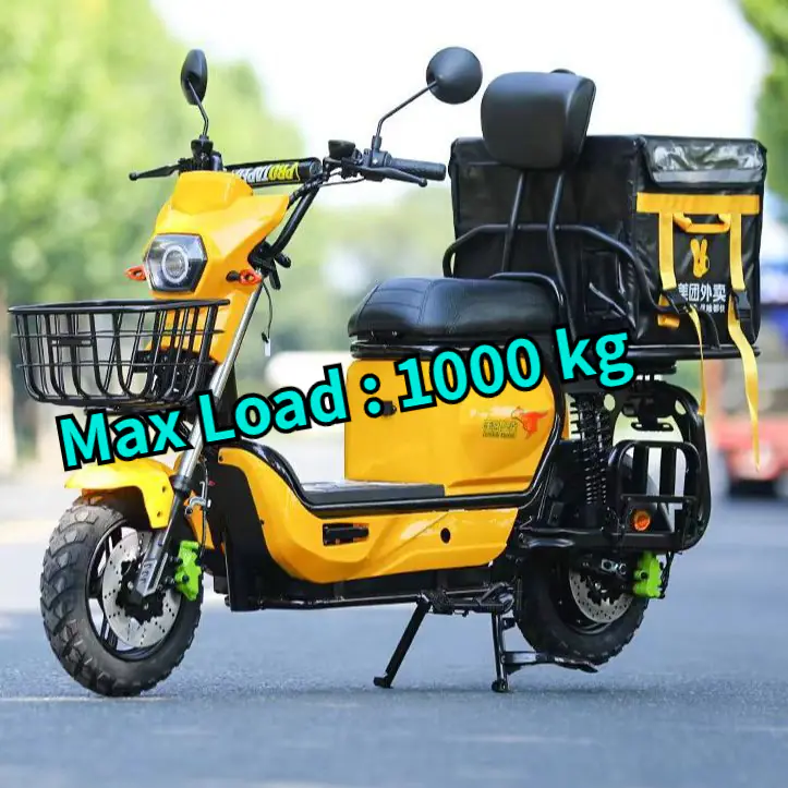 【Max Load 1000kg】WL Load King Strong Power High Speed Electric Motorbike Scooter Moped | 1500W Motor | 60/72V Battery | 160km Long Range | Carrying People or Goods