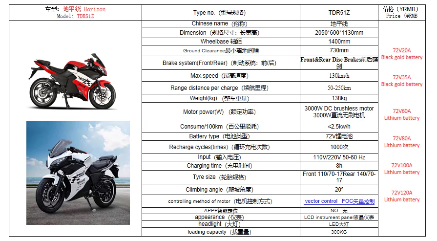 Cost-effective Electric Sport Bike