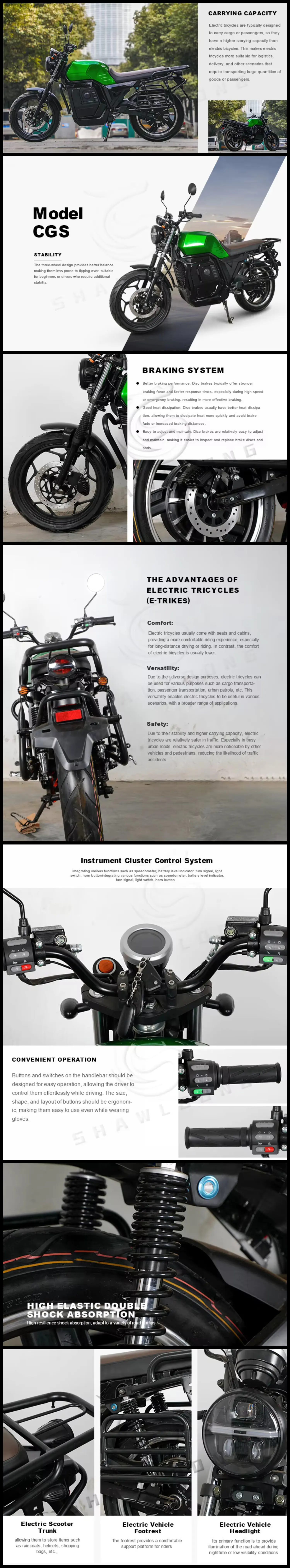 Electric Motorcycle for boda